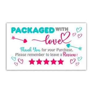 60 Thank You Cards custom cards